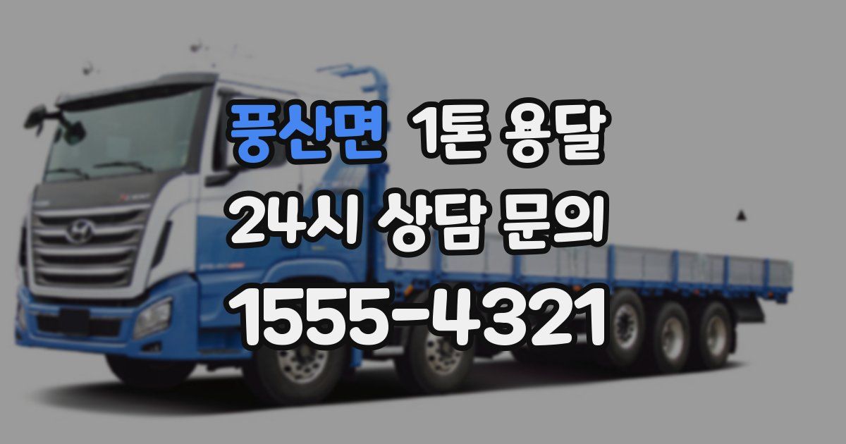 풍산면 1톤 용달