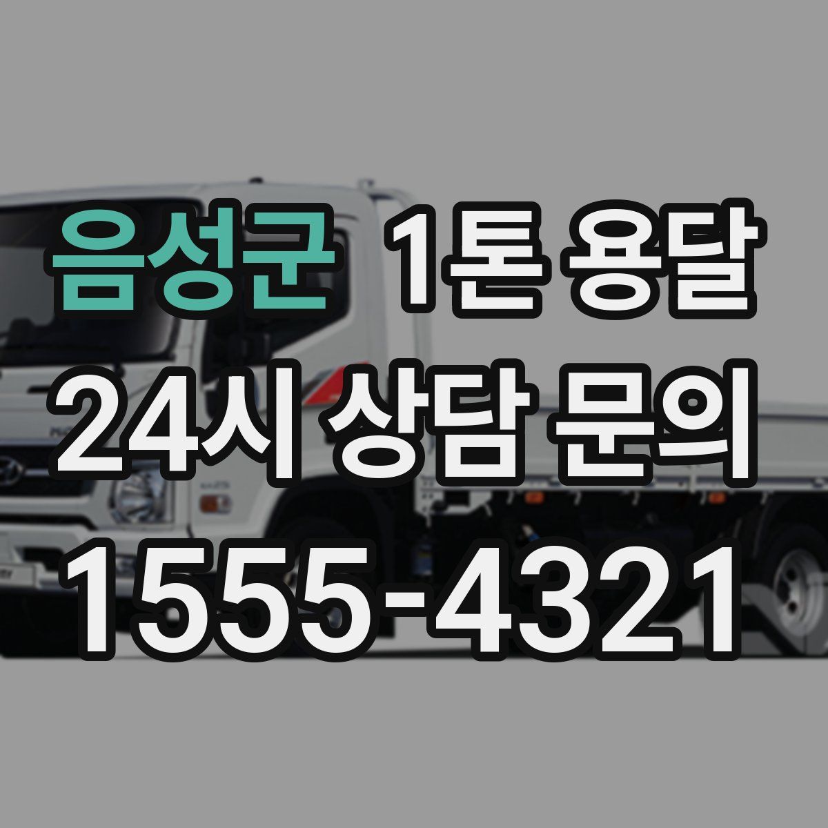 음성군 1톤 용달