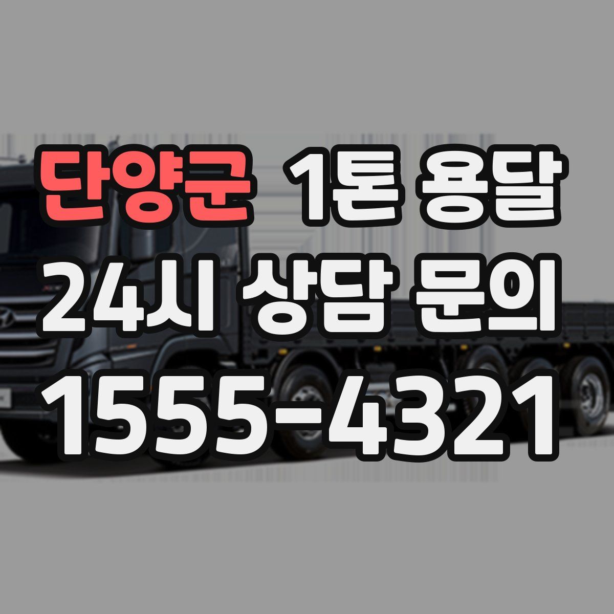 단양군 1톤 용달