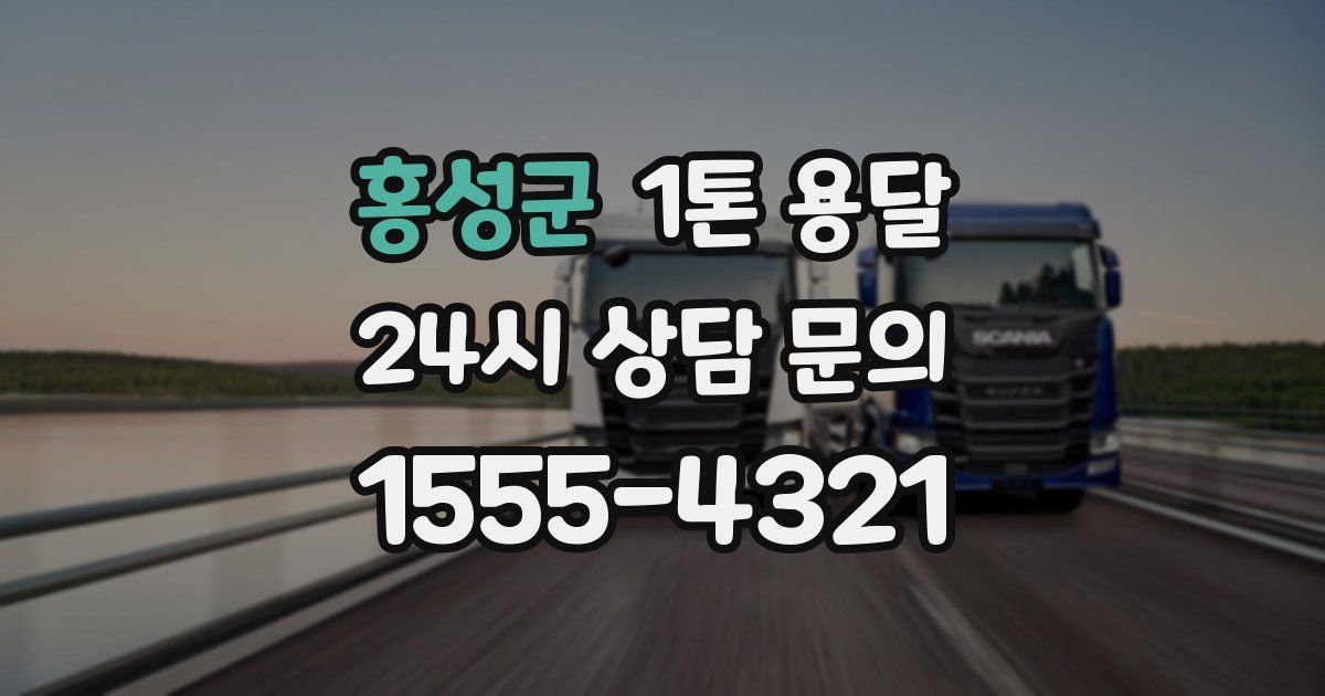 홍성군 1톤 용달