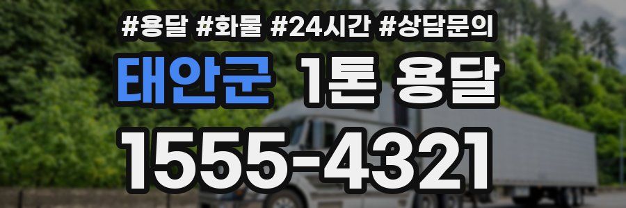태안군 1톤 용달