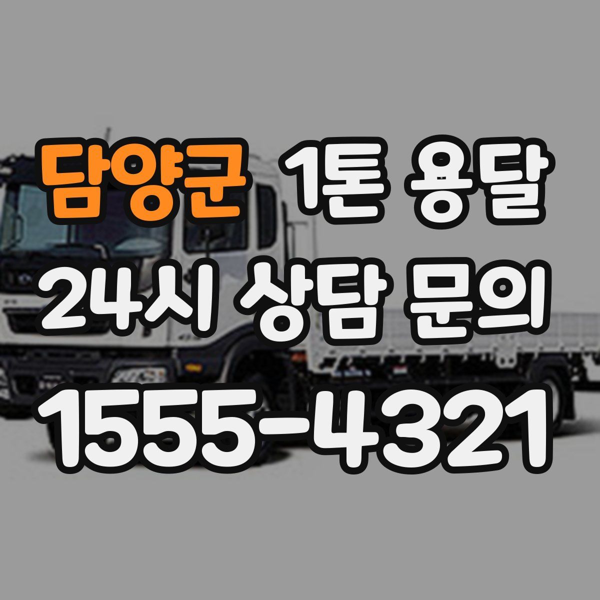 담양군 1톤 용달