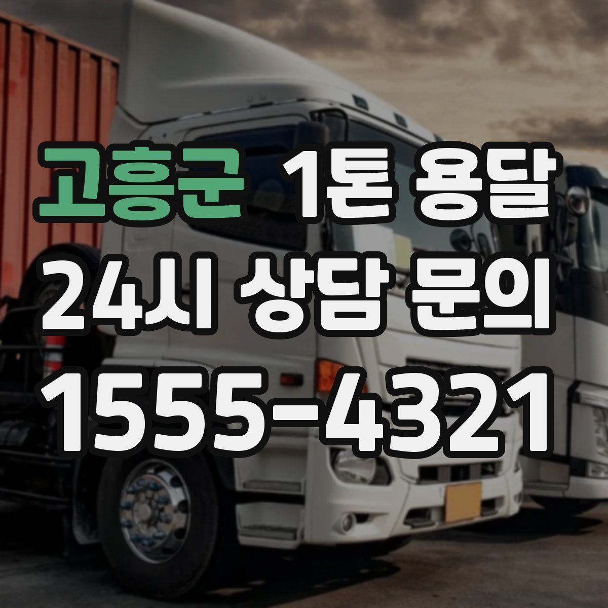고흥군 1톤 용달