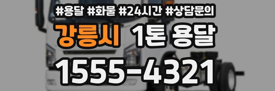 강릉시 1톤 용달