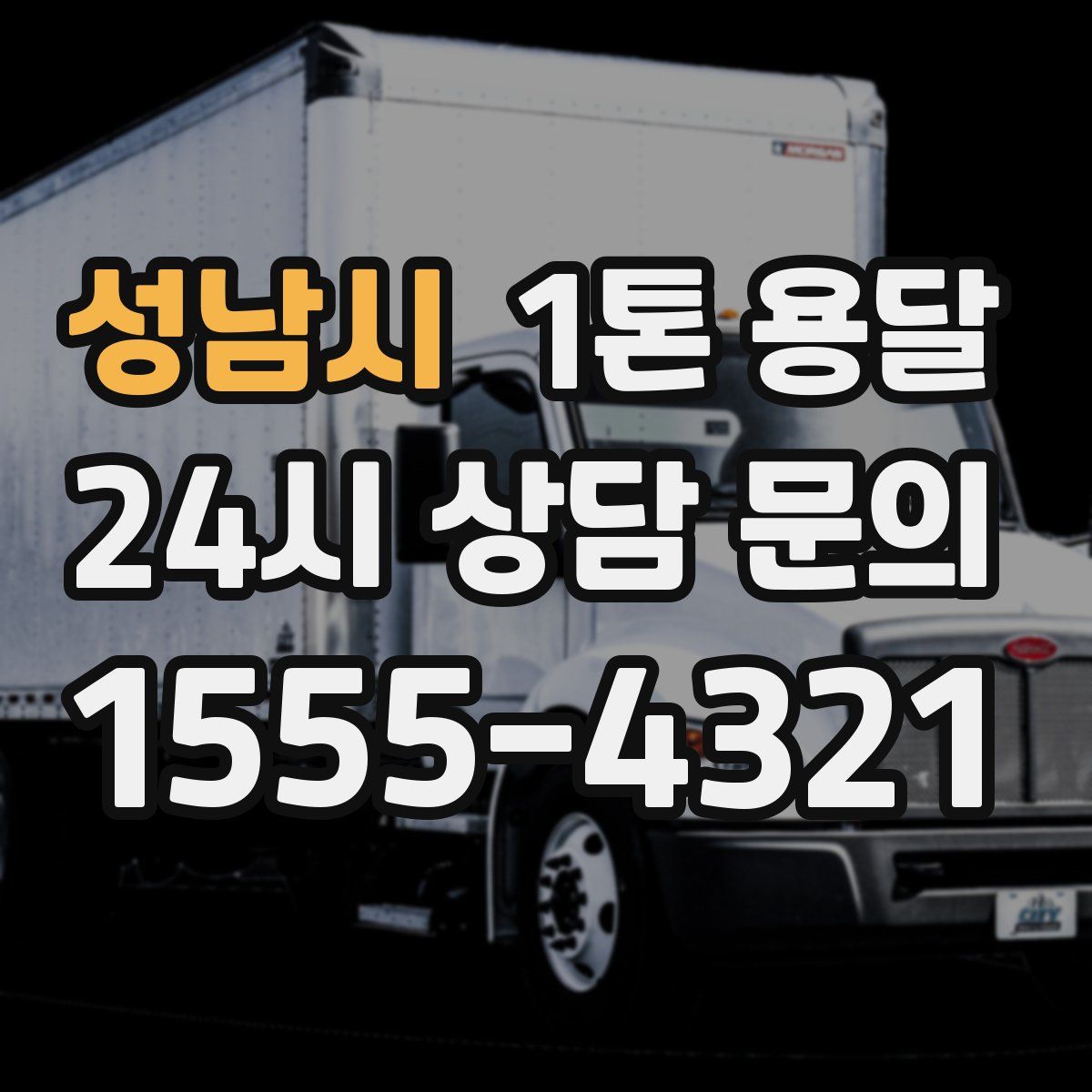 성남시 1톤 용달