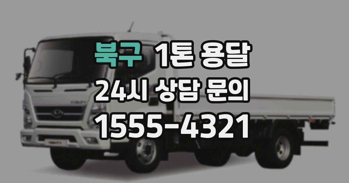북구 1톤 용달