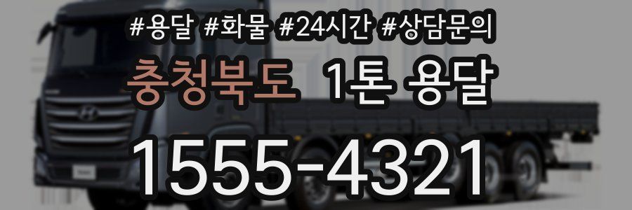 충청북도 1톤 용달