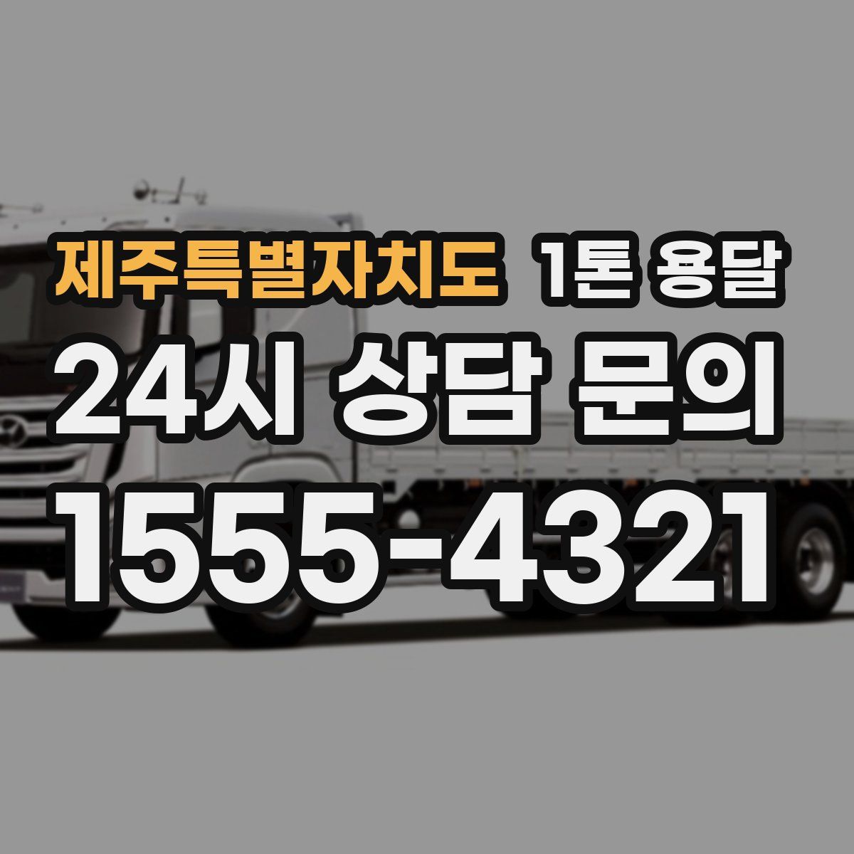 제주특별자치도 1톤 용달