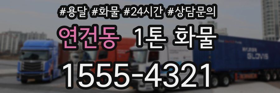 연건동 1톤 화물