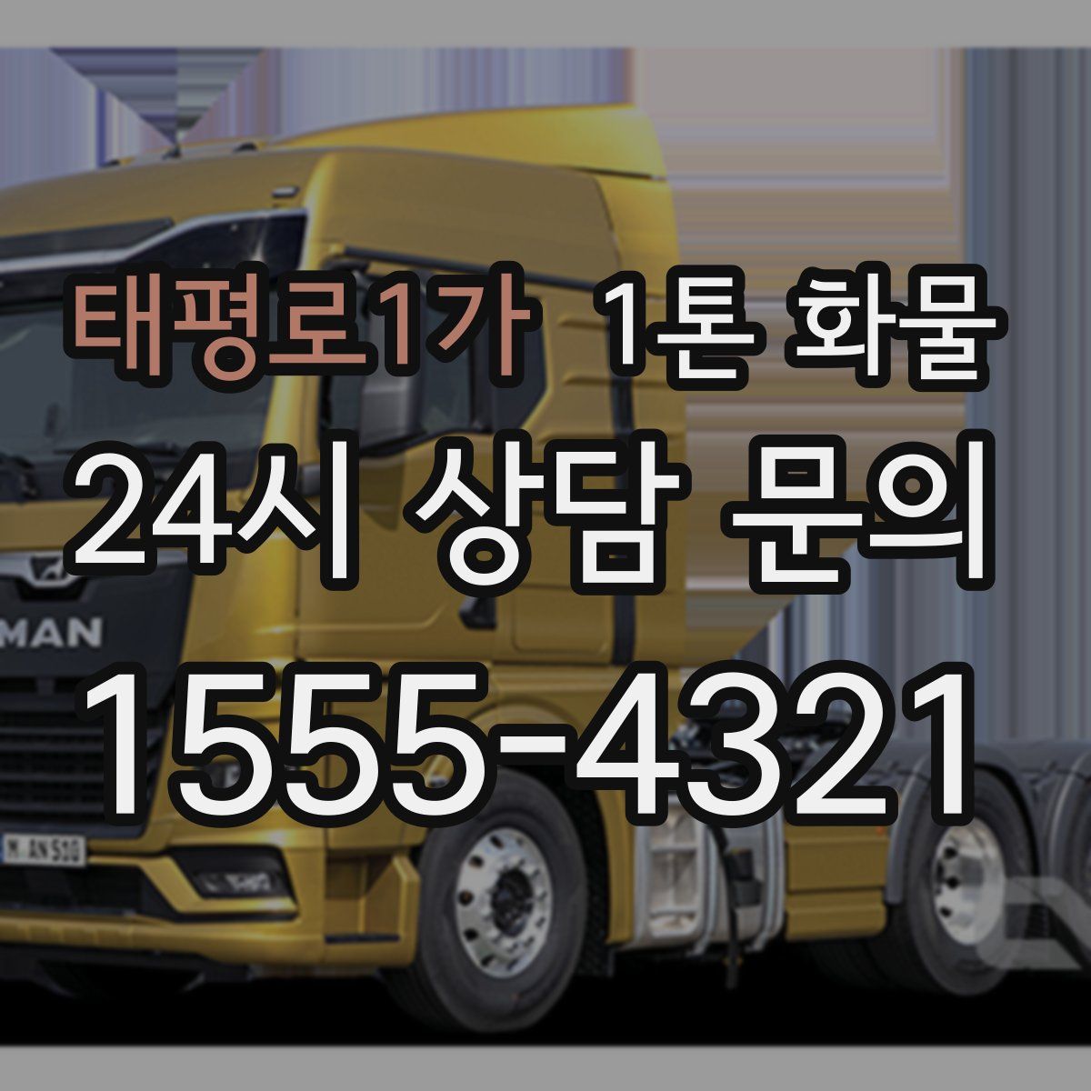태평로1가 1톤 화물