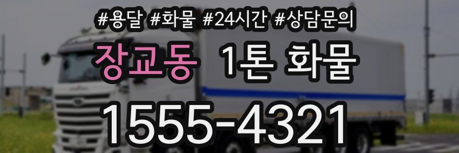 장교동 1톤 화물