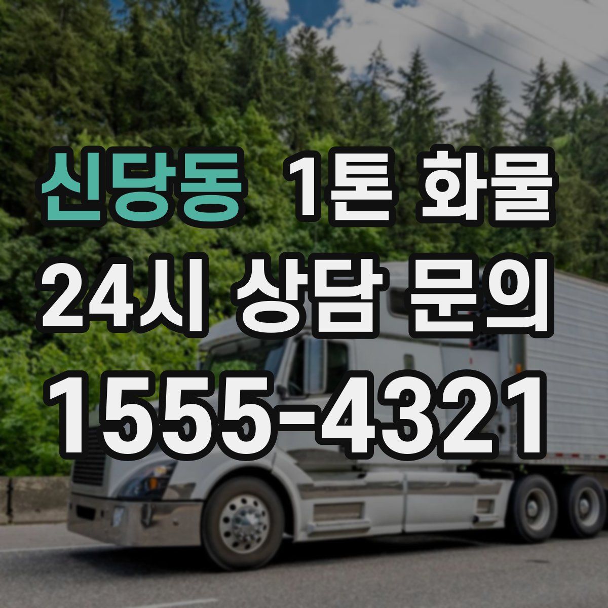 신당동 1톤 화물