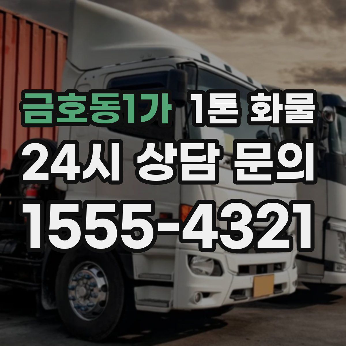 금호동1가 1톤 화물