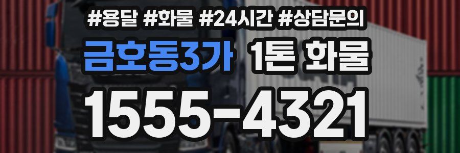 금호동3가 1톤 화물