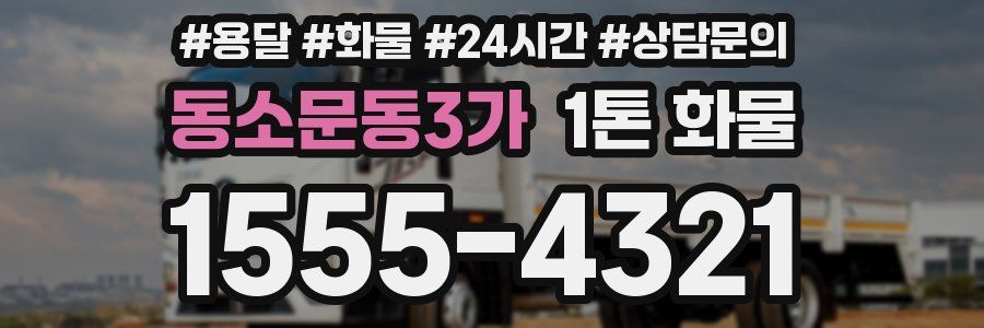 동소문동3가 1톤 화물