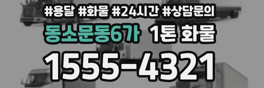 동소문동6가 1톤 화물