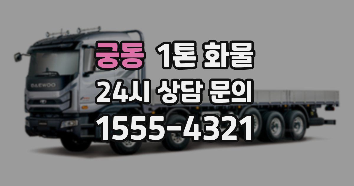 궁동 1톤 화물
