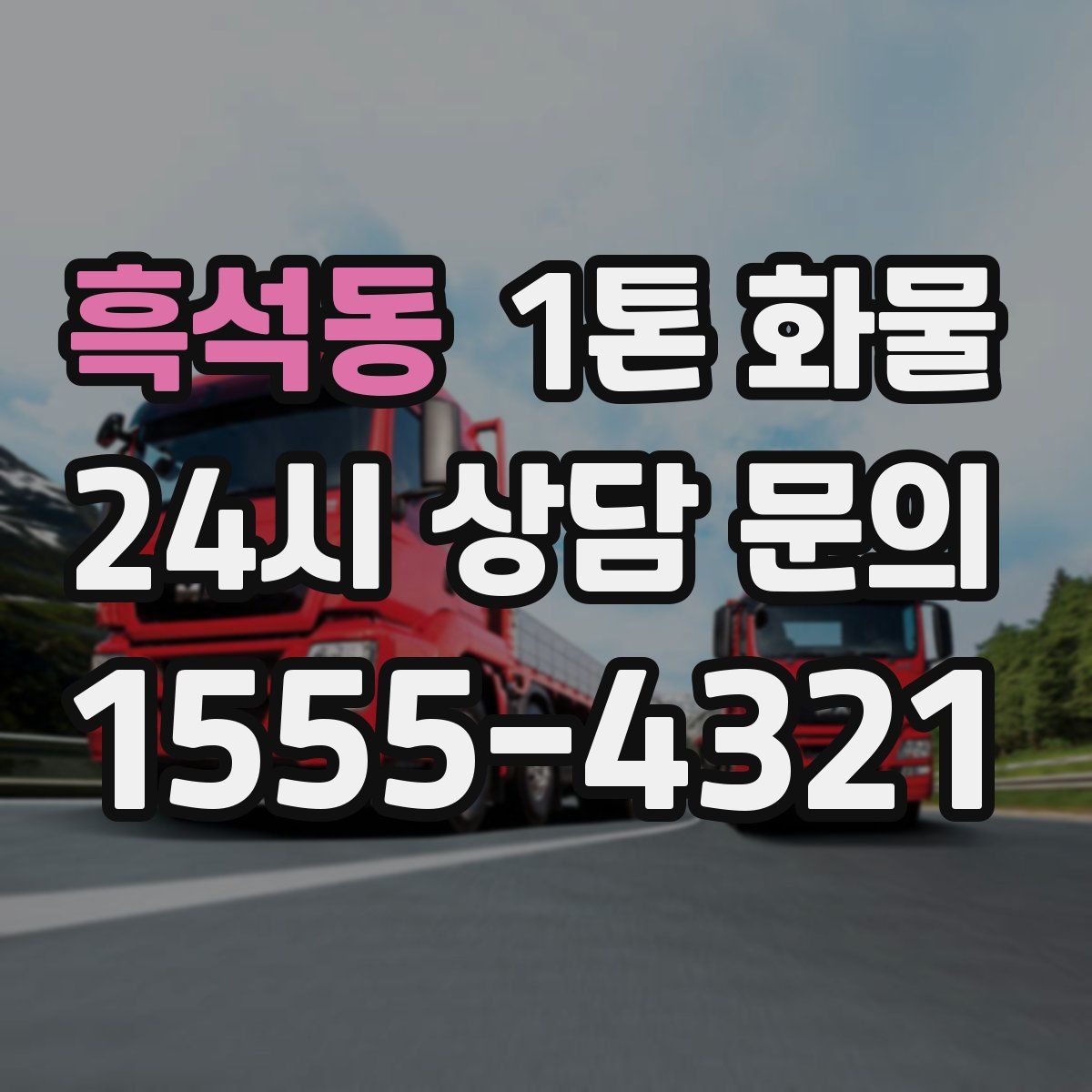 흑석동 1톤 화물