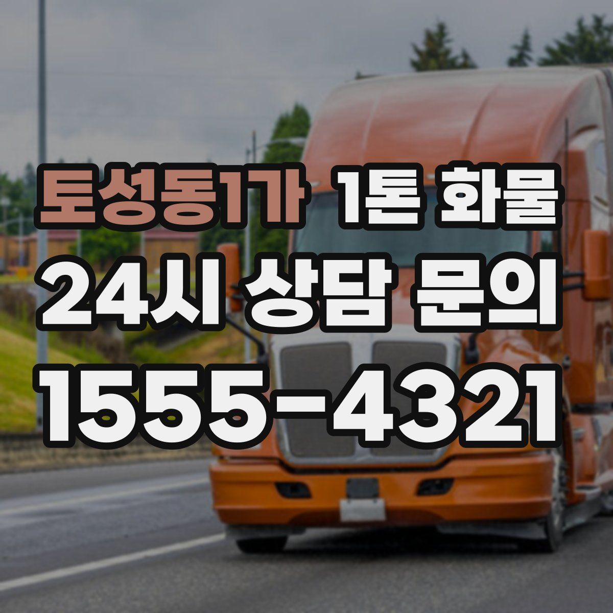 토성동1가 1톤 화물