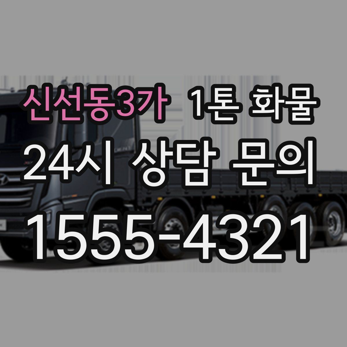 신선동3가 1톤 화물