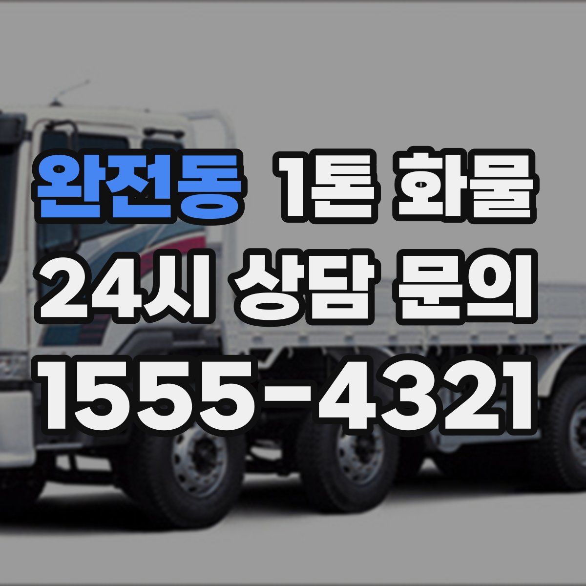 완전동 1톤 화물