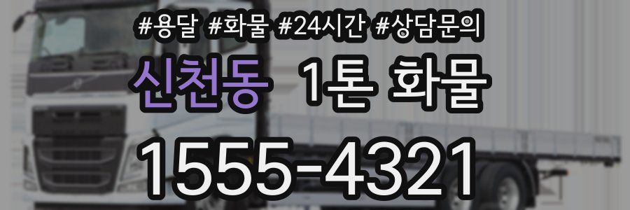 신천동 1톤 화물