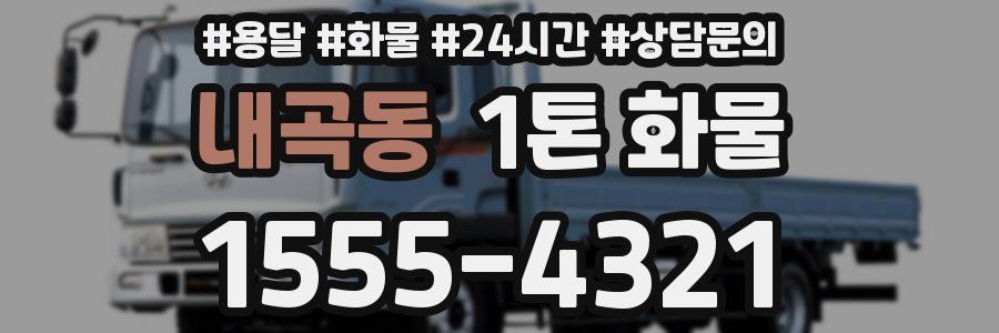 내곡동 1톤 화물