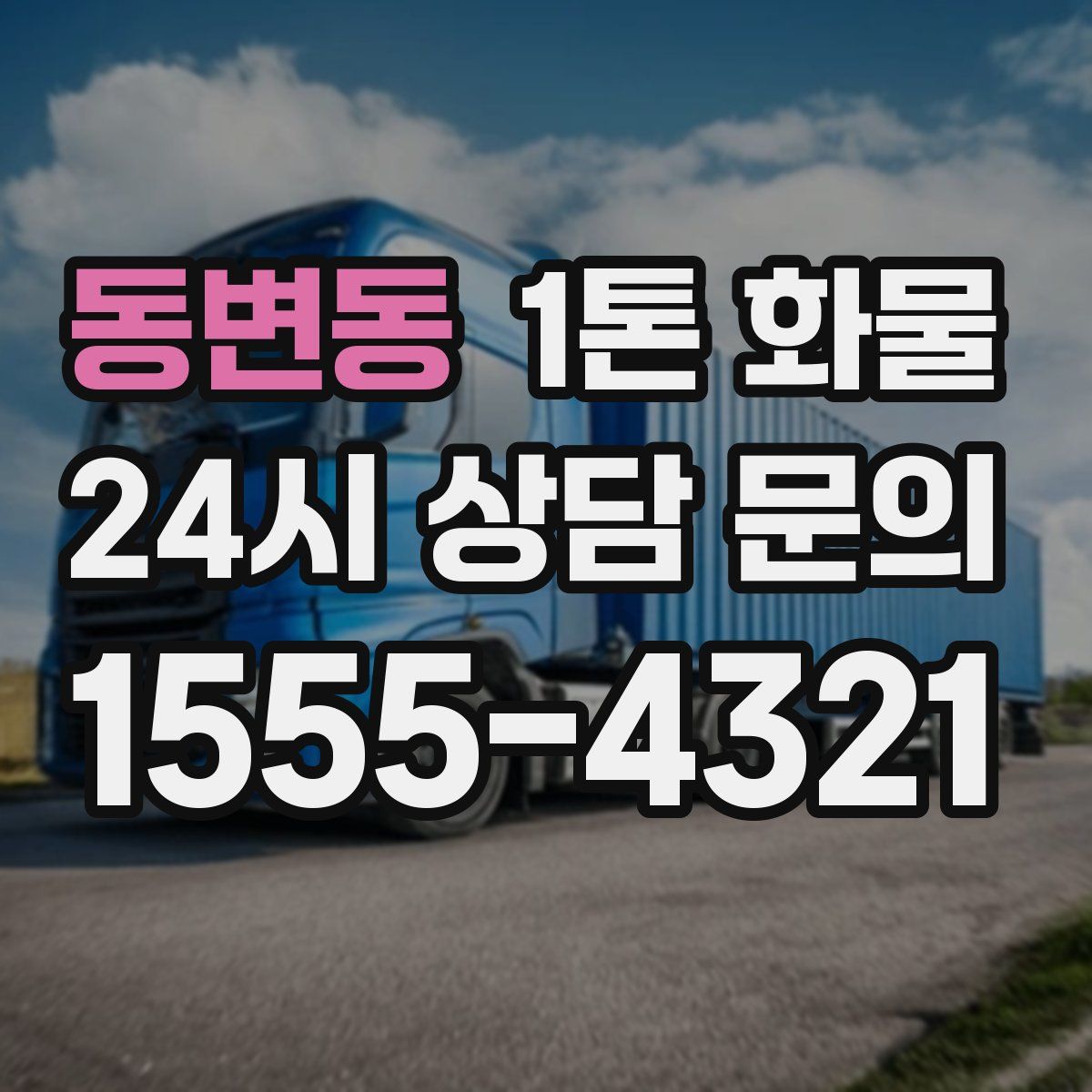 동변동 1톤 화물