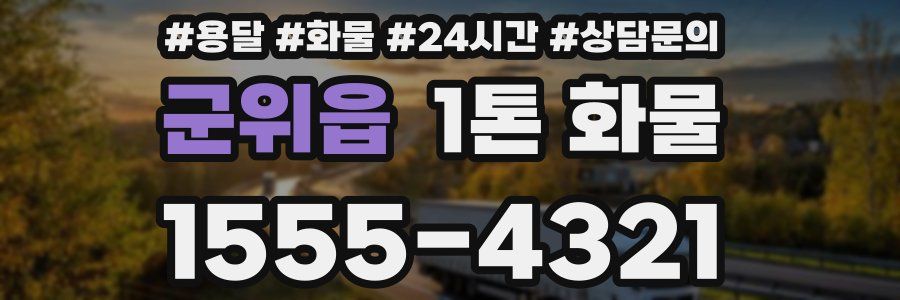 군위읍 1톤 화물