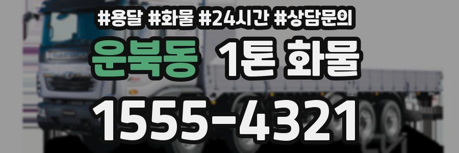 운북동 1톤 화물