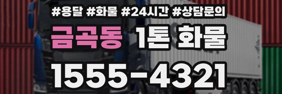 금곡동 1톤 화물