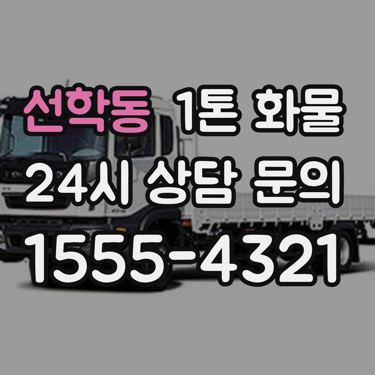 선학동 1톤 화물