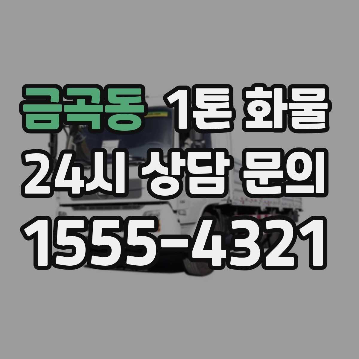 금곡동 1톤 화물