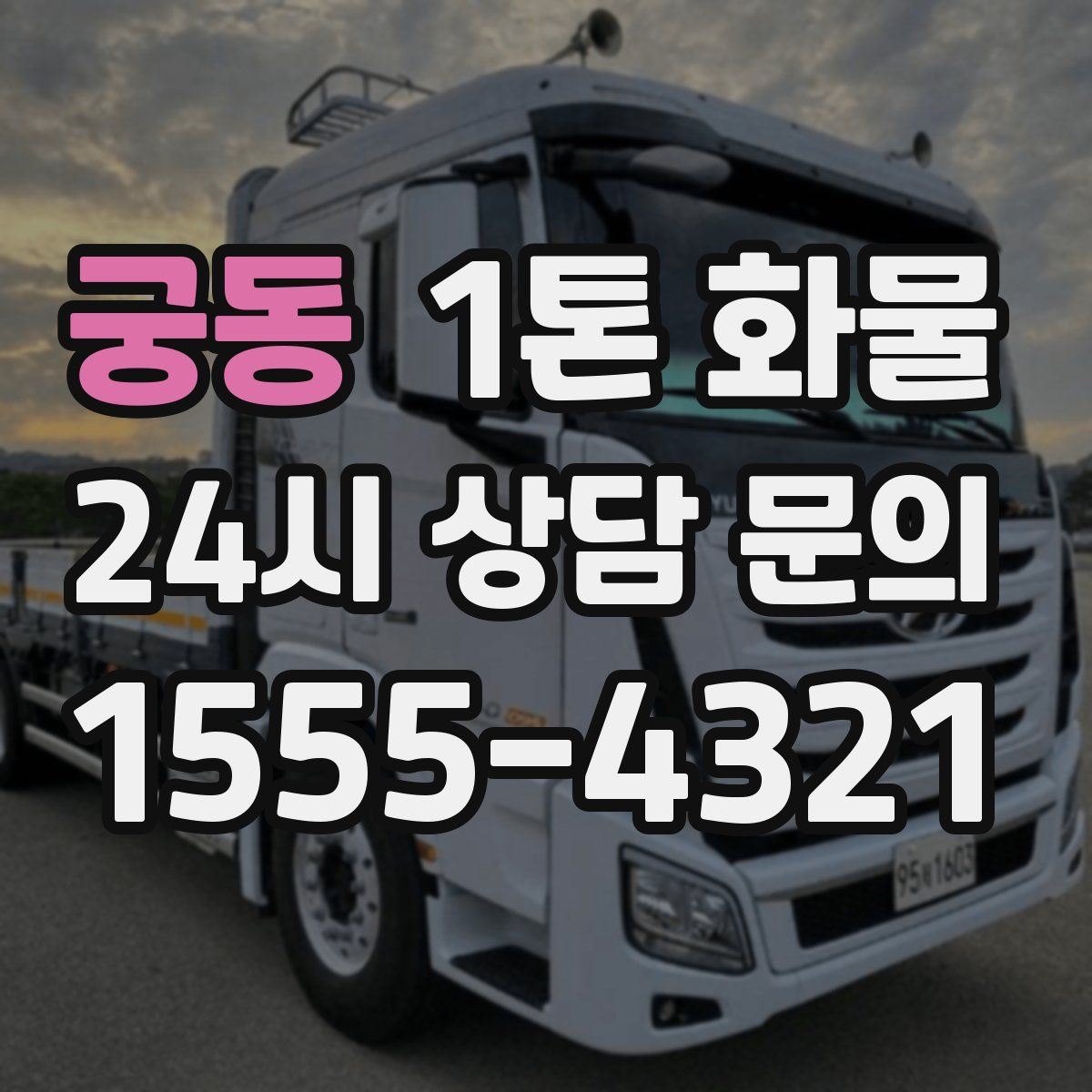 궁동 1톤 화물