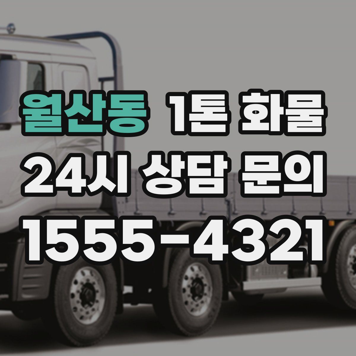 월산동 1톤 화물