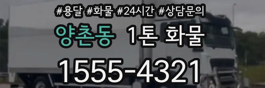 양촌동 1톤 화물