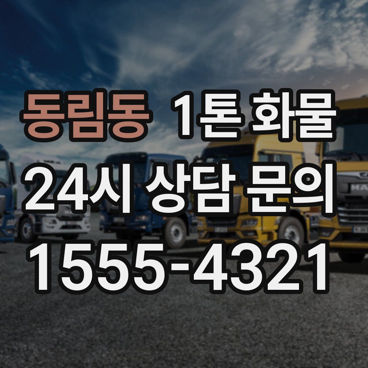동림동 1톤 화물