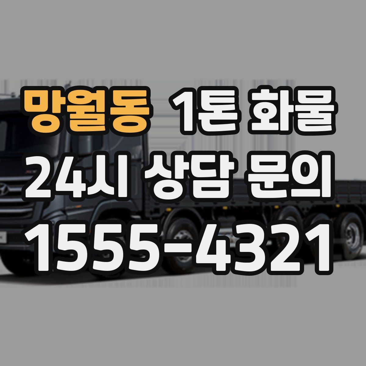 망월동 1톤 화물