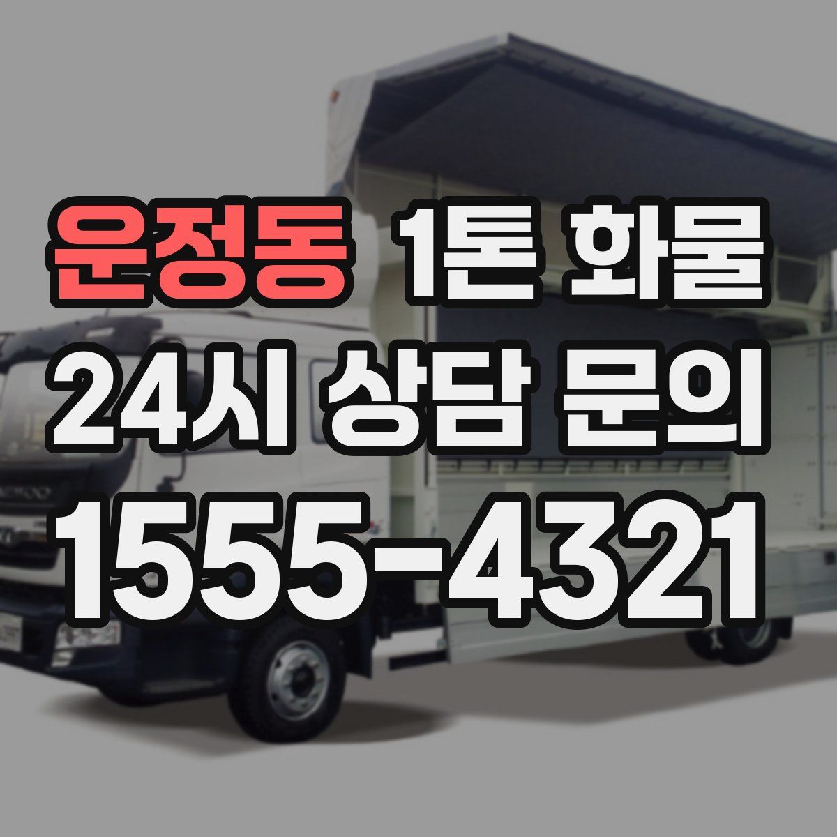 운정동 1톤 화물