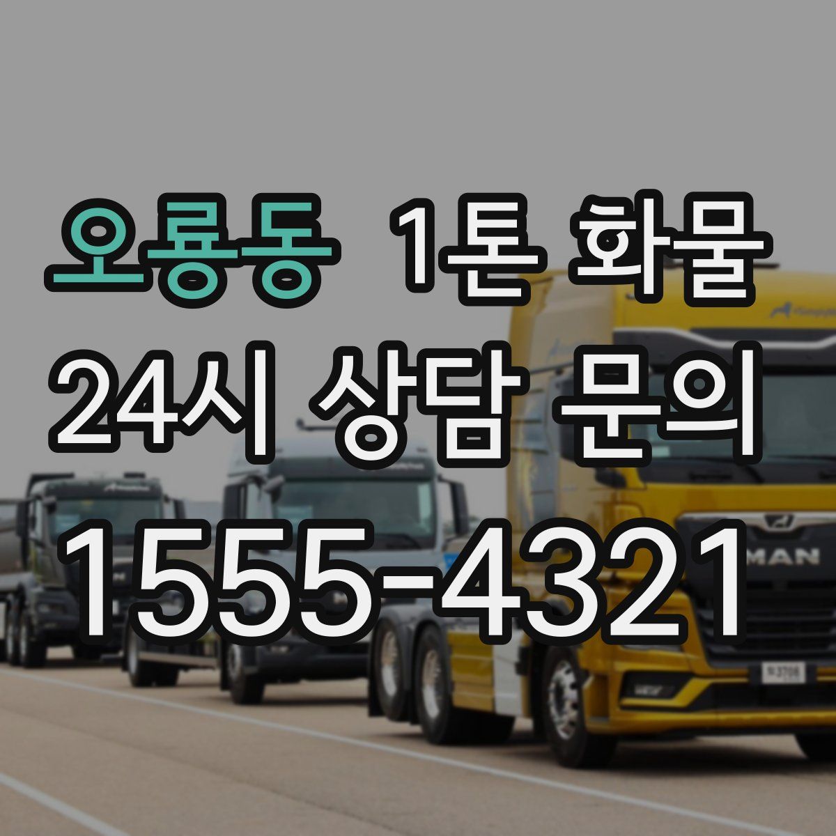 오룡동 1톤 화물