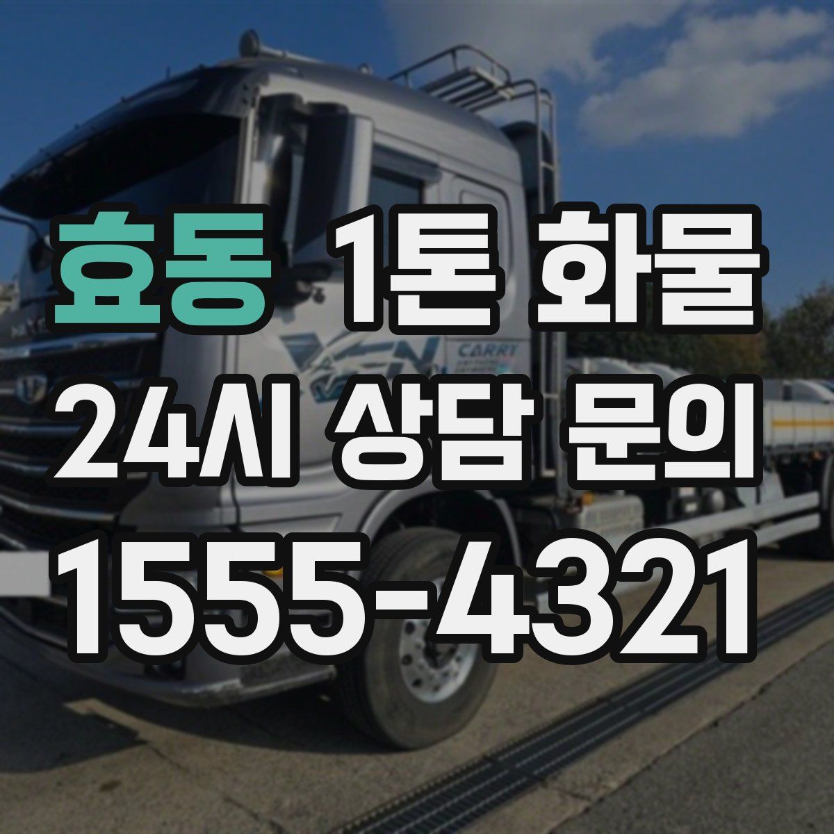 효동 1톤 화물