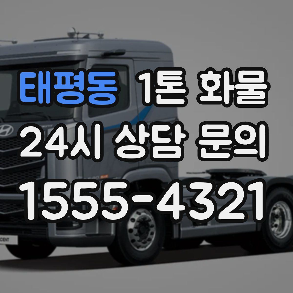 태평동 1톤 화물