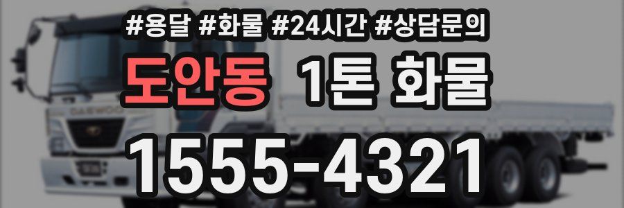 도안동 1톤 화물