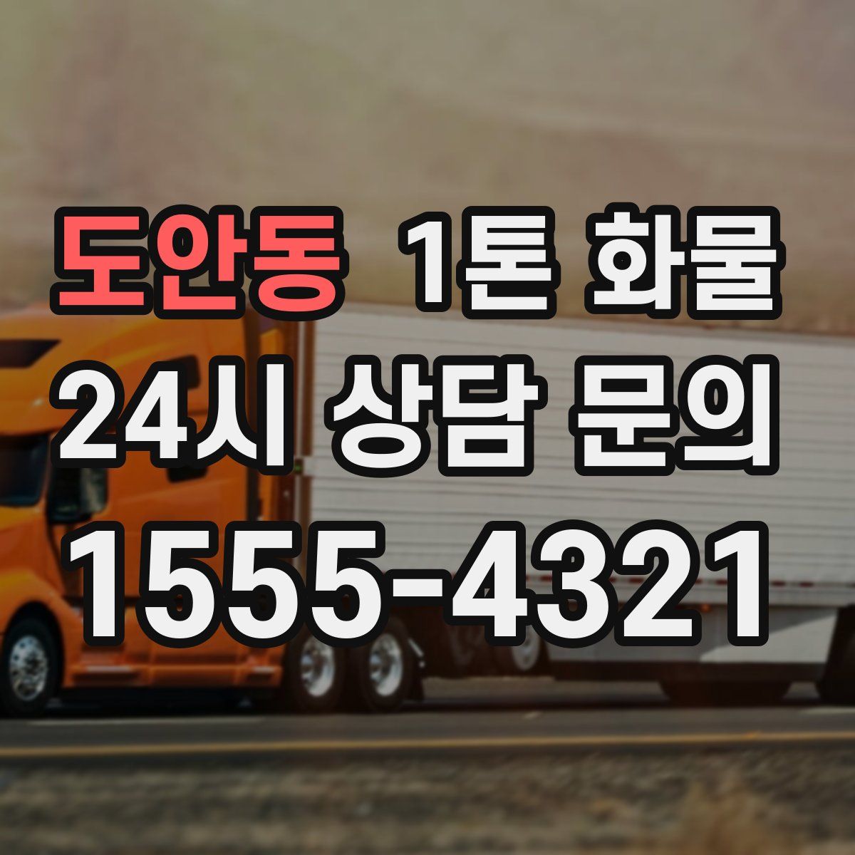 도안동 1톤 화물