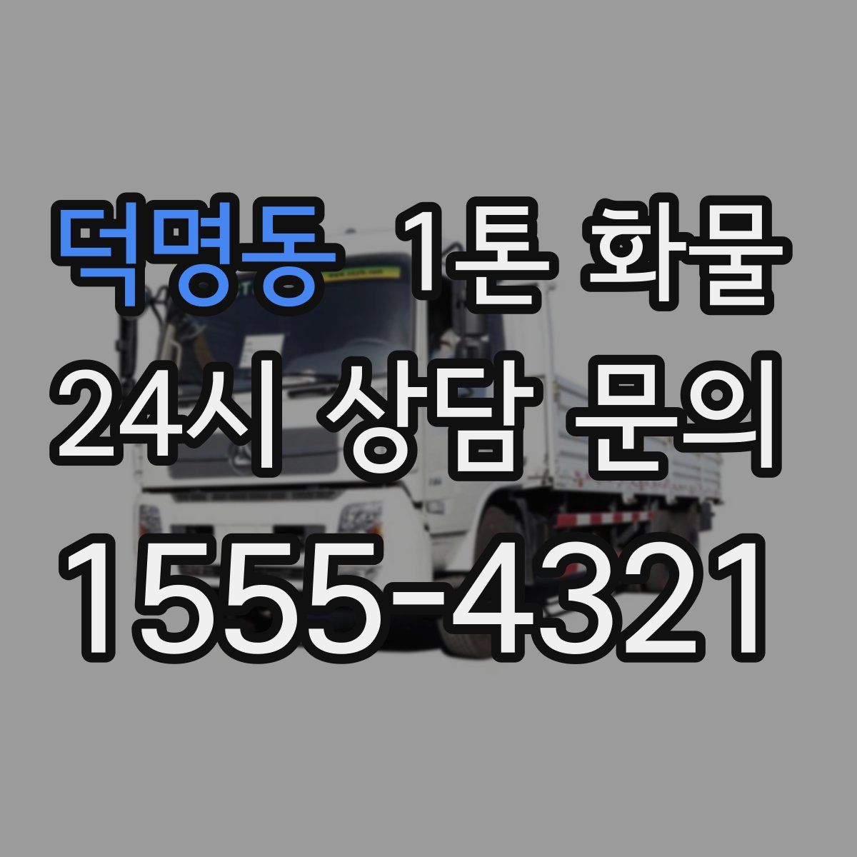 덕명동 1톤 화물