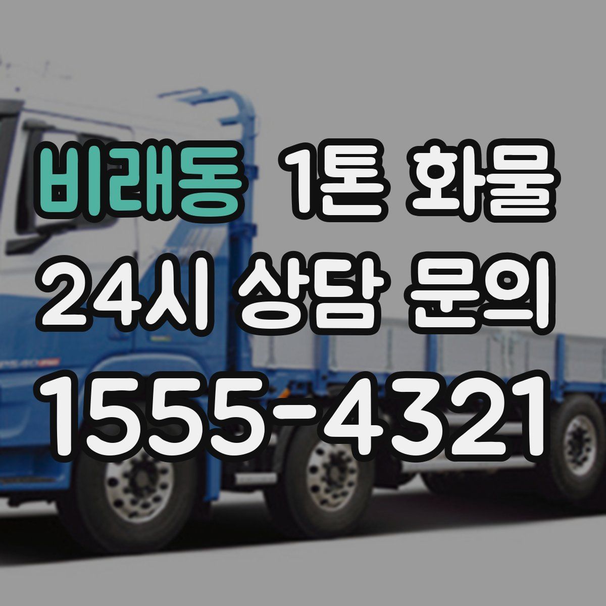 비래동 1톤 화물