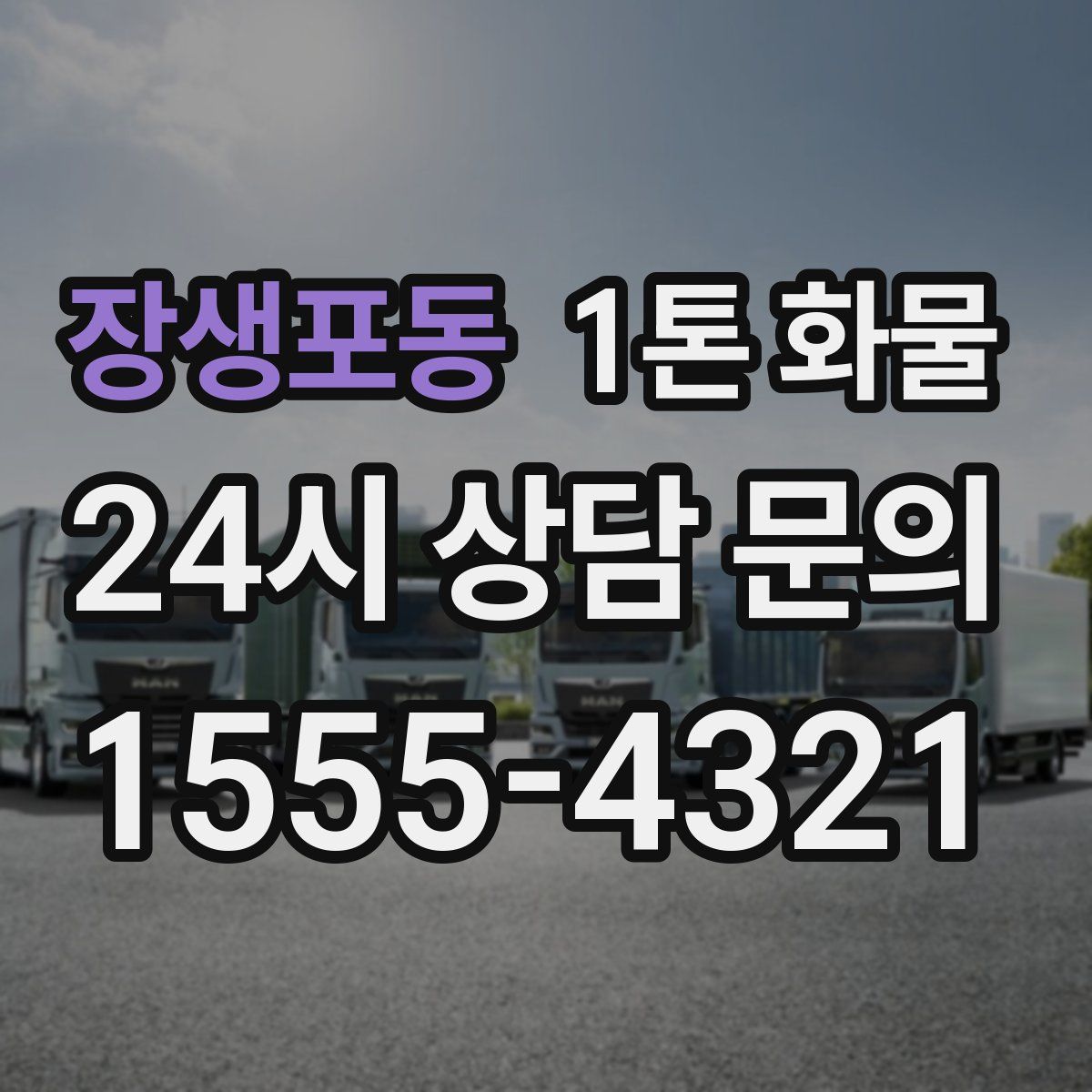 장생포동 1톤 화물