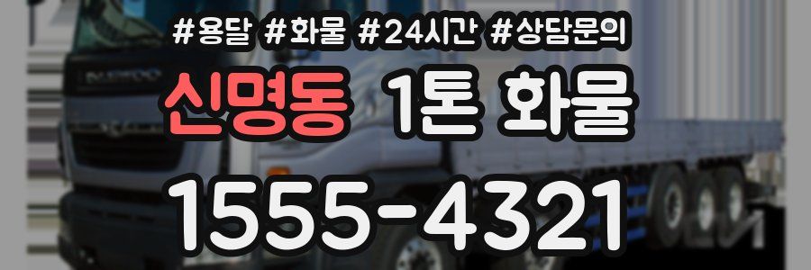 신명동 1톤 화물