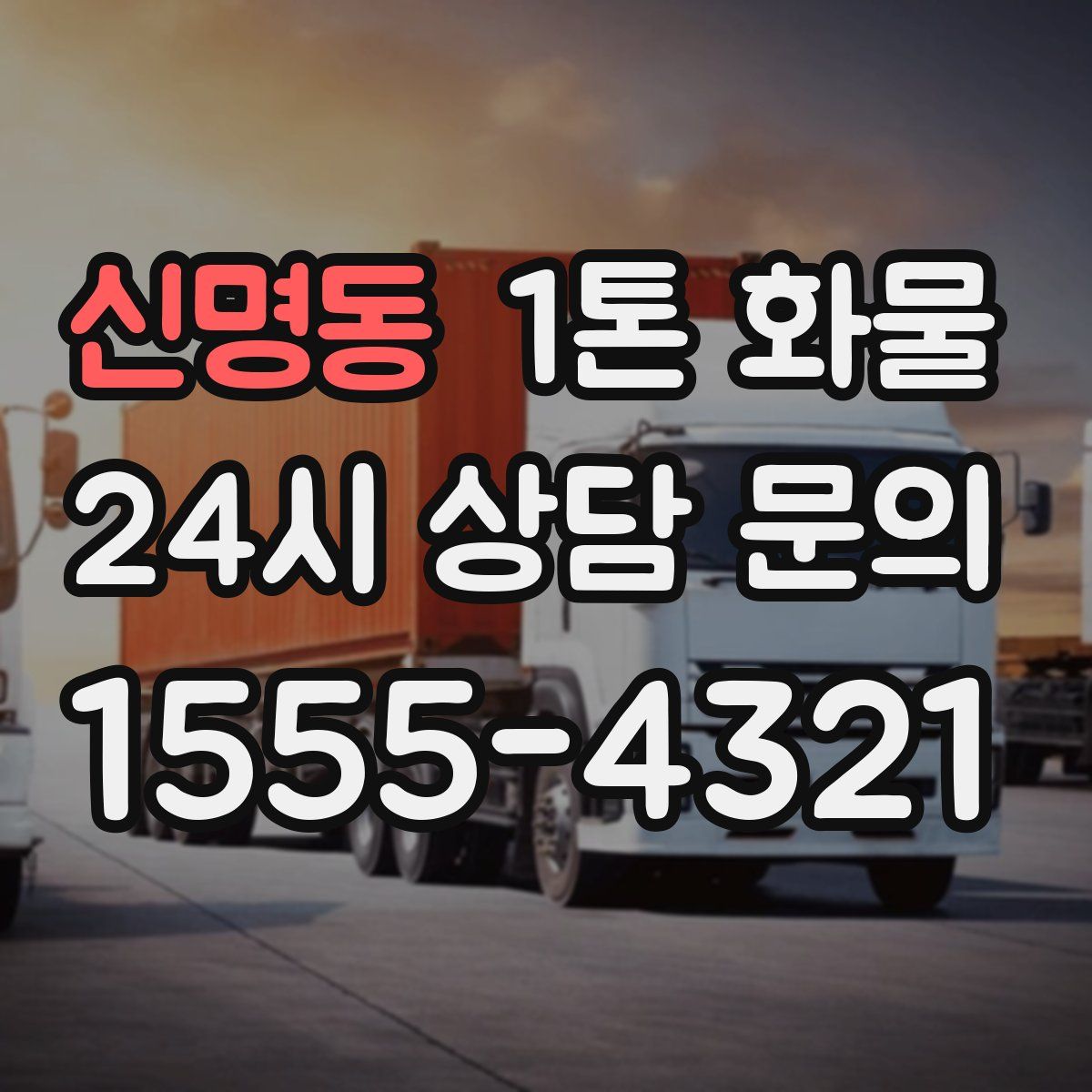 신명동 1톤 화물
