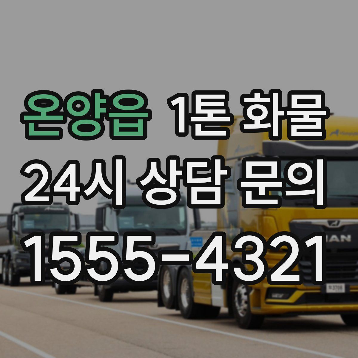 온양읍 1톤 화물